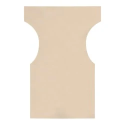 Megapap waterproof polyester canva for director's armchair in ecru color 56x44x80cm.