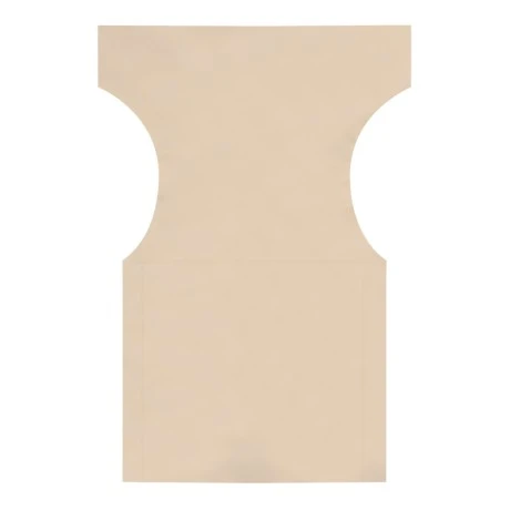 Megapap waterproof polyester canva for director's armchair in ecru color 56x44x80cm.
