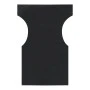 Megapap waterproof polyester canvas for director's armchair in black color 56x44x80cm.