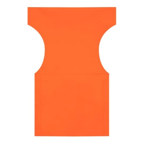 Megapap waterproof polyester canvas for director's armchair in orange color 56x44x80cm.