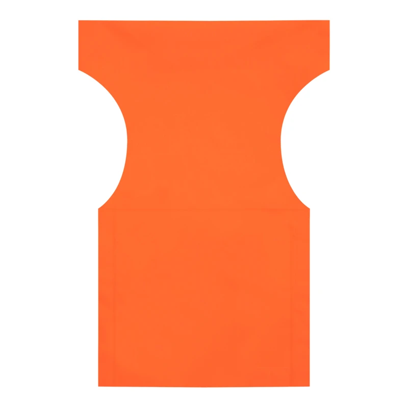 Megapap waterproof polyester canvas for director's armchair in orange color 56x44x80cm.