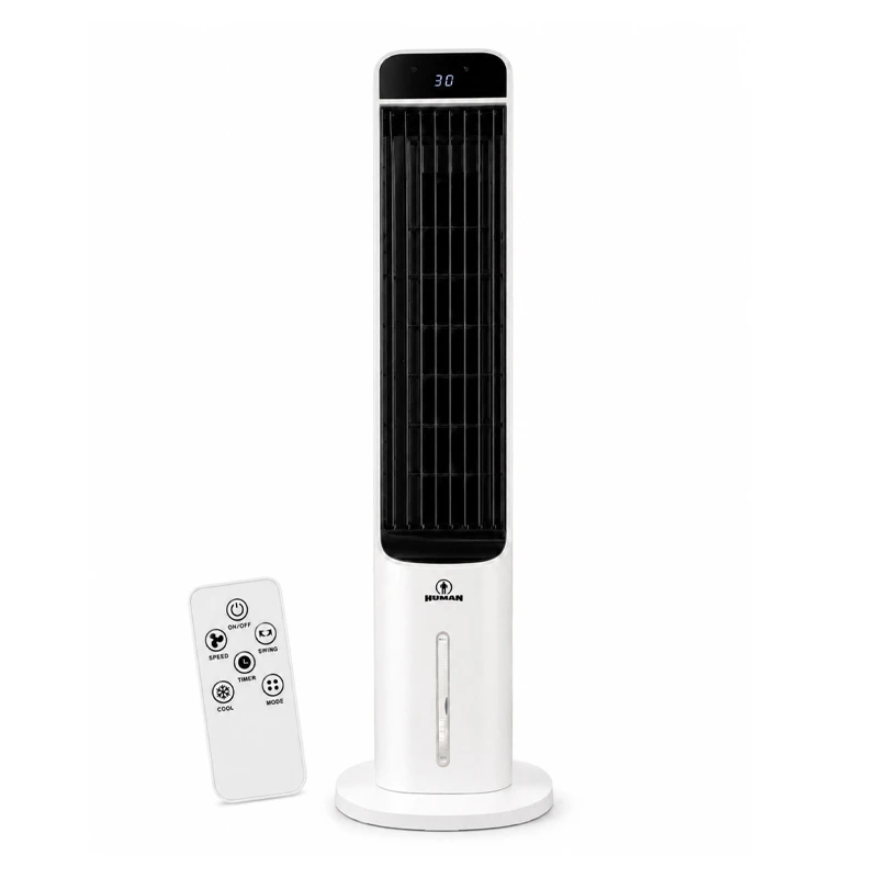 Air Cooler HU-2007 Human 4,5L 100W με τηλεχειριστήριο χρώμα λευκό