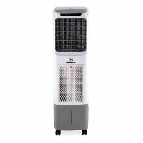 Air Cooler HU-2008 Human 13L 45W με τηλεχειριστήριο χρώμα λευκό - γκρι 30x28x97εκ.