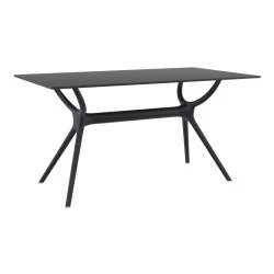 ΑΙΡ ΤΡΑΠΕΖΙ 140Χ80εκ. BLACK LAMINATE 12mm - 20.0184 ΑΙΡ ΤΡΑΠΕΖΙ 140Χ80εκ. BLACK LAMINATE 12mm - 20.0184