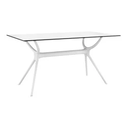 ΑΙΡ ΤΡΑΠΕΖΙ 140Χ80εκ. WHITE LAMINATE 12mm - 20.0183 ΑΙΡ ΤΡΑΠΕΖΙ 140Χ80εκ. WHITE LAMINATE 12mm - 20.0183