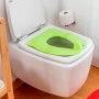 Folding children's toilet seat color green 29x6x34cm.
