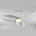 Ceiling fan FANGS423W with remote control and Dimmable Led - DC45W - white color 132cm.