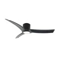 Ceiling fan FANGSKC02B with remote control and Dimmable Led - DC45W - black color 132cm.