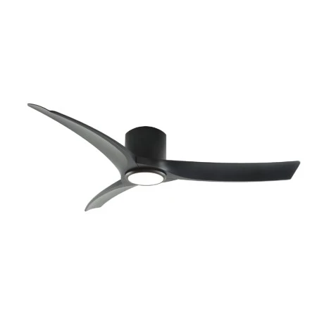Ceiling fan FANGSKC02B with remote control and Dimmable Led - DC45W - black color 132cm.