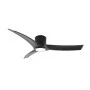 Ceiling fan FANGSKC02B with remote control and Dimmable Led - DC45W - black color 132cm.