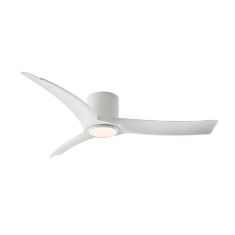 Ceiling fan FANGSKC02W with remote control and Dimmable Led - DC45W - white color 132cm.