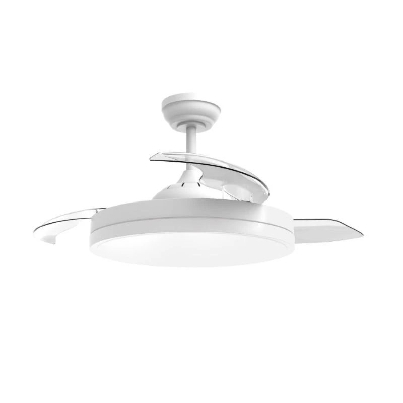 Ceiling fan FANKKWH10G with remote control Led 36W DC 35W color white Φ1320mm