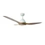 Ceiling fan FANKVN30G with remote control and Dimmable Led - DC40W - ABS white color 3 blades 130cm.