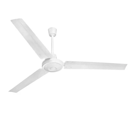 Ceiling Fan FANOUWH10 Industrial 3 blades 56" 140cm. AC 60W color white