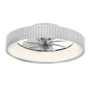 Ceiling fan - Ceiling light FAN6689BK with remote control and Led - DC20W - ABS white color Ø30cm.
