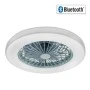 Ceiling fan - Ceiling light FANOKWH20G SMART with remote control and Dimmable Led - DC22W - ABS color white Ø50cm.