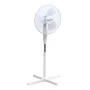 Floor fan 16'' 40cm 50W white color 62x62x127cm