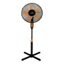 Floor Fan Human FS40A5 16" 40cm in black orange color
