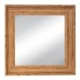 LIGHT BROWN SQUARE MIRROR ( WOOD EFFECT) 60X60CM