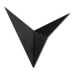 Bird Megapap metal in black color 34x5x34cm. Bird Megapap metal in black color 34x5x34cm.