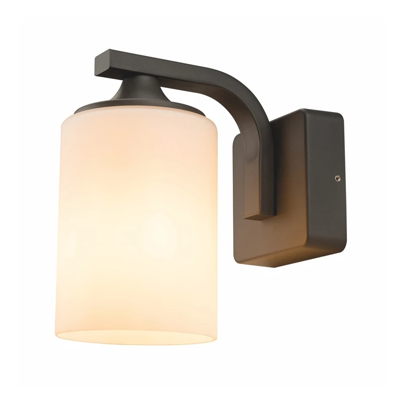 Wall lamp E27 IP54 60W aluminum color gray 21x21.2cm.