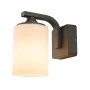 Wall lamp E27 IP54 60W aluminum color gray 21x21.2cm.