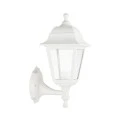 Wall sconce - Lantern IP44 E27 color white 15x19.7x35cm.