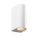 Wall sconce IP65 2x35W aluminum color white matt 6.8x9.2x15.2cm.