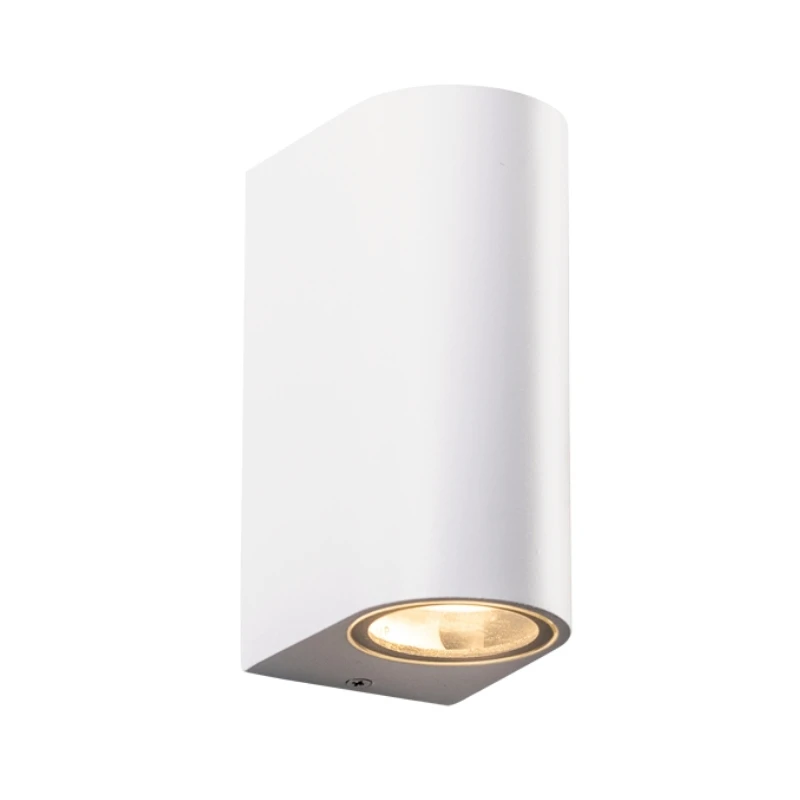 Wall sconce IP65 2x35W aluminum color white matt 6.8x9.2x15.2cm.