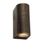 Wall sconce IP65 2x35W aluminum color black gold 6.8x9.2x15.2cm.