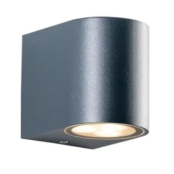 Wall light IP65 35W aluminum color gray 6.8x9.2x8.1cm. Wall light IP65 35W aluminum color gray 6.8x9.2x8.1cm.