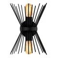 Kirpi Megapap E27 metal in black color 34x5x34cm.