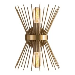 Kirpi Megapap E27 metal in gold color 34x5x34cm. Kirpi Megapap E27 metal in gold color 34x5x34cm.