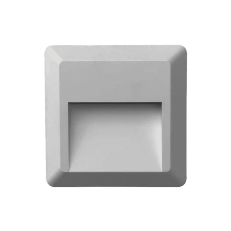 Wall light LED IP65 2W color gray 12.5x2.8x12.5cm.