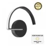 Onda Megapap metallic Led wall lamp in black color 25x5x20cm.