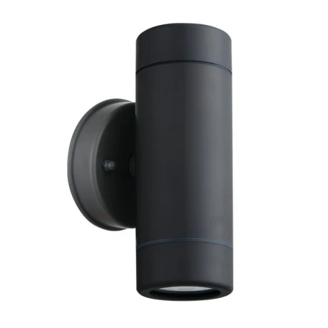 Wall sconce LED Up/Down IP65 2x3W color dark grey 6x8.7x15.8cm.
