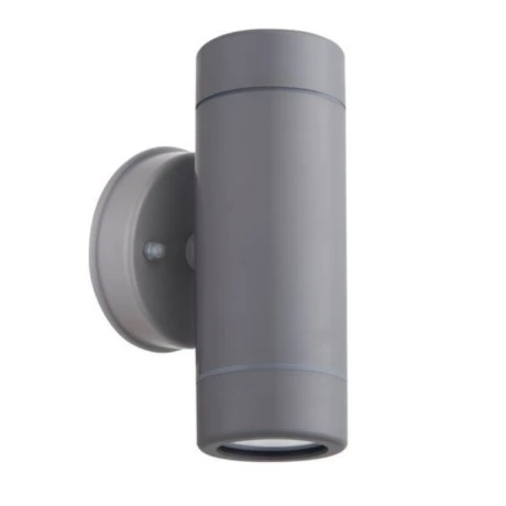 Wall sconce LED Up/Down IP65 2x3W color grey 6x8.7x15.8cm.