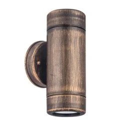 Wall sconce LED Up/Down IP65 2x3W color rust 6x8.7x15.8cm. Wall sconce LED Up/Down IP65 2x3W color rust 6x8.7x15.8cm.
