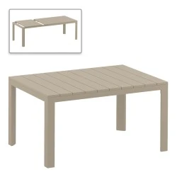 ATLANTIC TAUPE 100X140/210Χ76εκ. ΕΠΕΚΤ.ΤΡΑΠΕΖΙ ΠΟΛ/ΝΙΟΥ ATLANTIC TAUPE 100X140/210Χ76εκ. ΕΠΕΚΤ.ΤΡΑΠΕΖΙ ΠΟΛ/ΝΙΟΥ