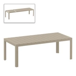ATLANTIC TAUPE 100X210/280Χ76εκ. ΕΠΕΚΤ.ΤΡΑΠΕΖΙ ΠΟΛ/ΝΙΟΥ ATLANTIC TAUPE 100X210/280Χ76εκ. ΕΠΕΚΤ.ΤΡΑΠΕΖΙ ΠΟΛ/ΝΙΟΥ