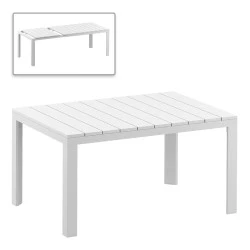 ATLANTIC WHITE 100X140/210Χ76εκ. ΕΠΕΚΤ.ΤΡΑΠΕΖΙ ΠΟΛ/ΝΙΟΥ ATLANTIC WHITE 100X140/210Χ76εκ. ΕΠΕΚΤ.ΤΡΑΠΕΖΙ ΠΟΛ/ΝΙΟΥ