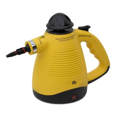 900W steam cleaner in yellow color 30x19x26cm.