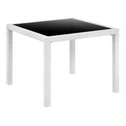 ΜΠΑΛΙ WHITE 94Χ94Χ75εκ.ΤΡΑΠΕΖΙ ΜΕ ΤΖΑΜΙ ΠΟΛ/ΝΙΟΥ - 53.0212 ΜΠΑΛΙ WHITE 94Χ94Χ75εκ.ΤΡΑΠΕΖΙ ΜΕ ΤΖΑΜΙ ΠΟΛ/ΝΙΟΥ - 53.0212