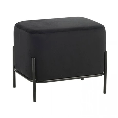 BELLA/L ΣΚΑΜΠΟ BLACK VELVET ΥΦΑΣΜΑ 48X37Χ39εκ.