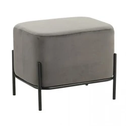 BELLA/L ΣΚΑΜΠΟ GREY VELVET ΥΦΑΣΜΑ 48X37Χ39εκ. BELLA/L ΣΚΑΜΠΟ GREY VELVET ΥΦΑΣΜΑ 48X37Χ39εκ.