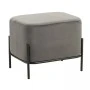 BELLA/L ΣΚΑΜΠΟ GREY VELVET ΥΦΑΣΜΑ 48X37Χ39εκ.