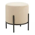 BELLA/R ΣΚΑΜΠΟ BEIGE VELVET ΥΦΑΣΜΑ Φ.35Χ38εκ.