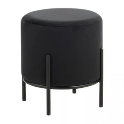 BELLA/R ΣΚΑΜΠΟ BLACK VELVET ΥΦΑΣΜΑ Φ.35Χ38εκ. BELLA/R ΣΚΑΜΠΟ BLACK VELVET ΥΦΑΣΜΑ Φ.35Χ38εκ.