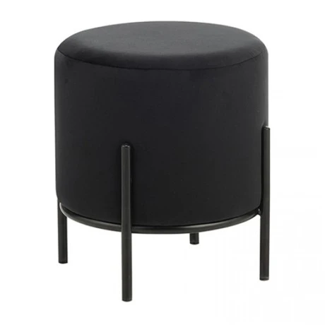 BELLA/R ΣΚΑΜΠΟ BLACK VELVET ΥΦΑΣΜΑ Φ.35Χ38εκ.