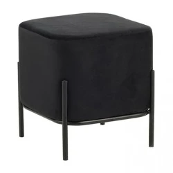 BELLA/S ΣΚΑΜΠΟ BLACK VELVET ΥΦΑΣΜΑ 36X36Χ38εκ. BELLA/S ΣΚΑΜΠΟ BLACK VELVET ΥΦΑΣΜΑ 36X36Χ38εκ.